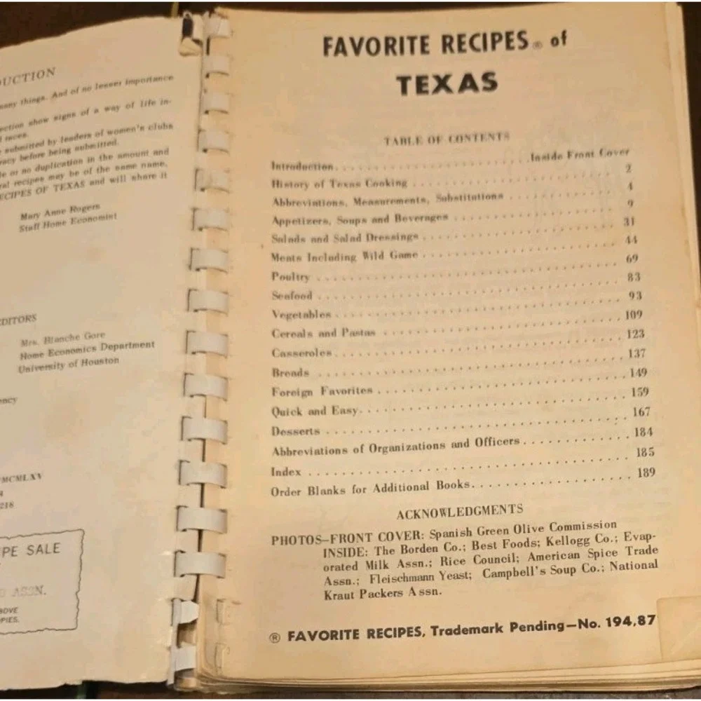 Favorite Recipes Of Texas Family Edition Recipes from Women All Over Texas cr60s